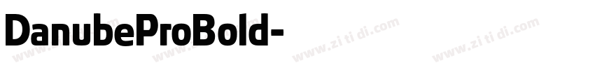DanubeProBold字体转换