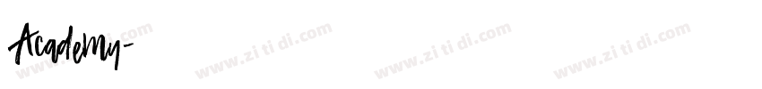 Academy字体转换