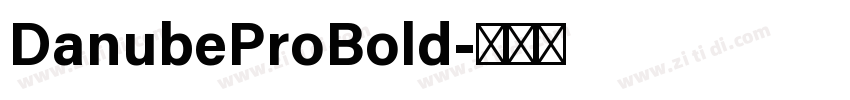 DanubeProBold字体转换