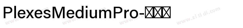 PlexesMediumPro字体转换