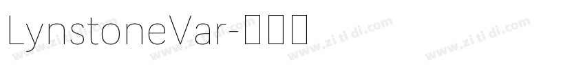 LynstoneVar字体转换