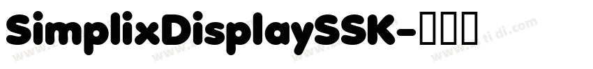 SimplixDisplaySSK字体转换