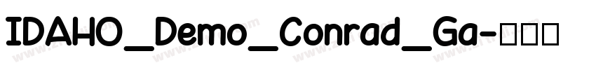 IDAHO_Demo_Conrad_Ga字体转换
