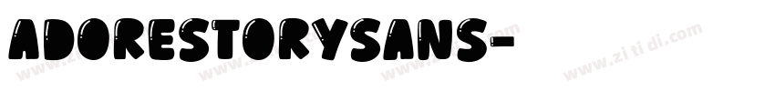 AdoreStorySans字体转换