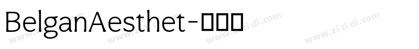 BelganAesthet字体转换