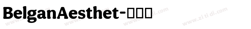 BelganAesthet字体转换