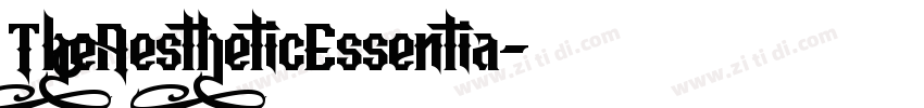TheAestheticEssentia字体转换