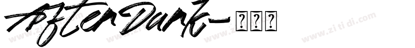 AfterDark字体转换