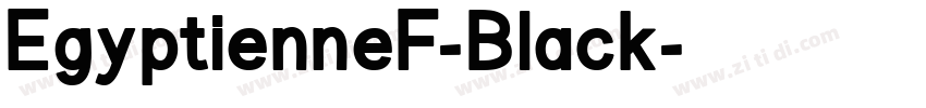EgyptienneF-Black字体转换