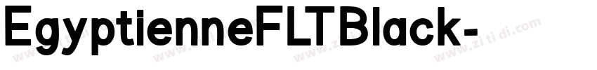 EgyptienneFLTBlack字体转换