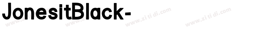 JonesitBlack字体转换 JonesitBlack字体转换