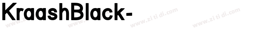 KraashBlack字体转换