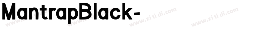 MantrapBlack字体转换