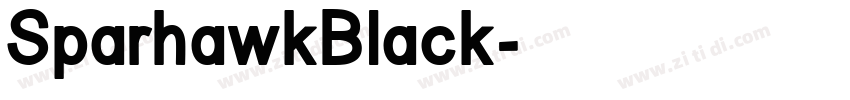 SparhawkBlack字体转换 SparhawkBlack字体转换