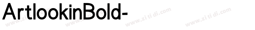 ArtlookinBold字体转换