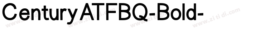 CenturyATFBQ-Bold字体转换