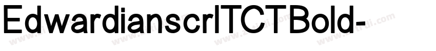 EdwardianscrITCTBold字体转换