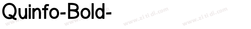 Quinfo-Bold字体转换