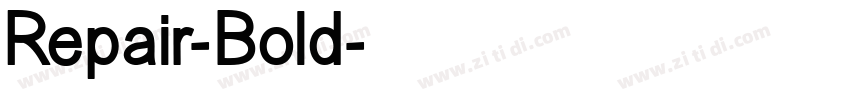 Repair-Bold字体转换