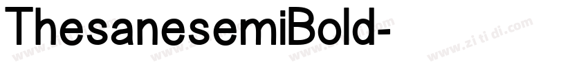 ThesanesemiBold字体转换