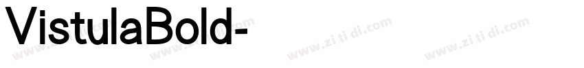 VistulaBold字体转换