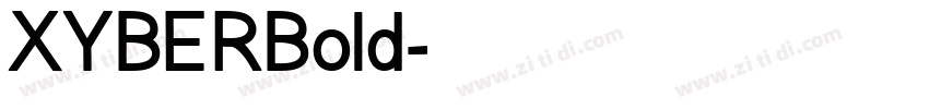 XYBERBold字体转换