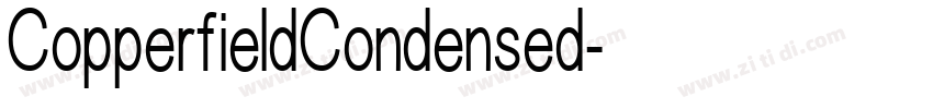 CopperfieldCondensed字体转换