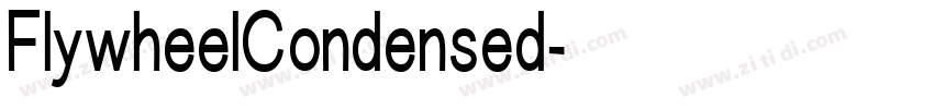 FlywheelCondensed字体转换