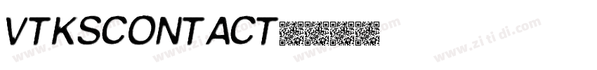 VTKSCONTACT字体转换