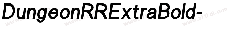 DungeonRRExtraBold字体转换