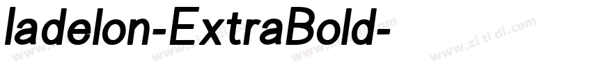 Iadelon-ExtraBold字体转换