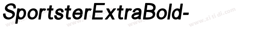 SportsterExtraBold字体转换