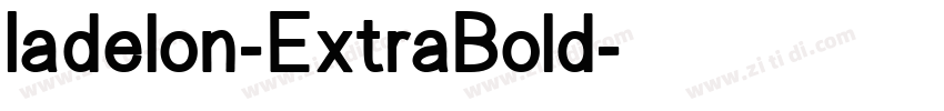 Iadelon-ExtraBold字体转换