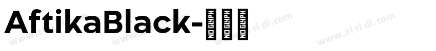 AftikaBlack字体转换