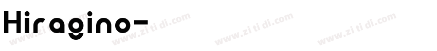 Hiragino字体转换
