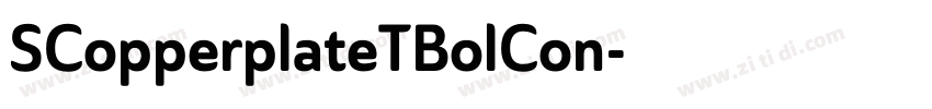SCopperplateTBolCon字体转换 SCopperplateTBolCon字体转换