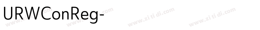 URWConReg字体转换
