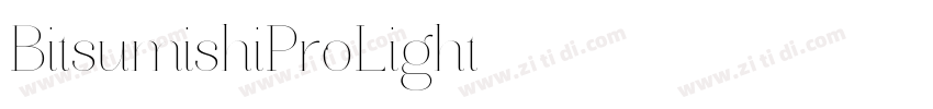 BitsumishiProLight字体转换