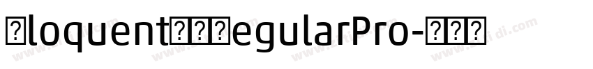 EloquentJFRegularPro字体转换