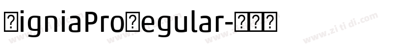 SigniaProRegular字体转换