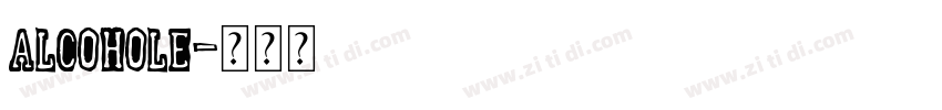 Alcohole字体转换