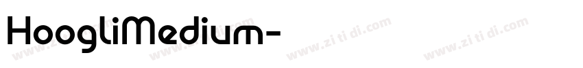 HoogliMedium字体转换