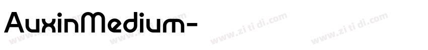 AuxinMedium字体转换