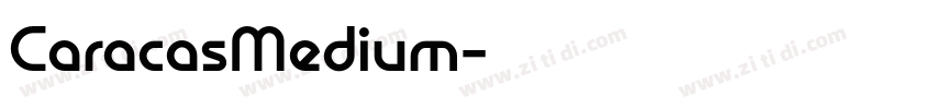 CaracasMedium字体转换
