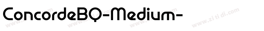 ConcordeBQ-Medium字体转换
