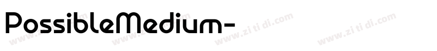 PossibleMedium字体转换