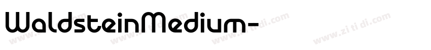 WaldsteinMedium字体转换