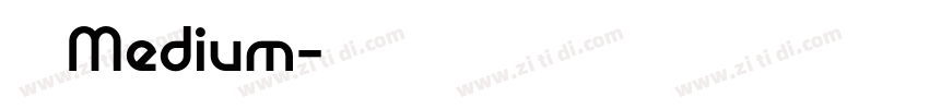 金萱那提Medium字体转换