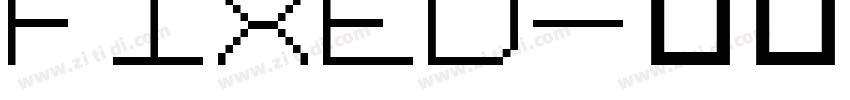 Fixed字体转换