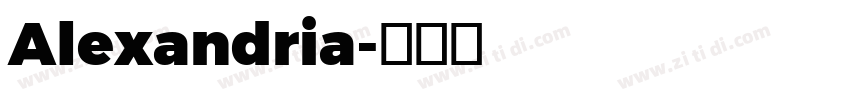 Alexandria字体转换